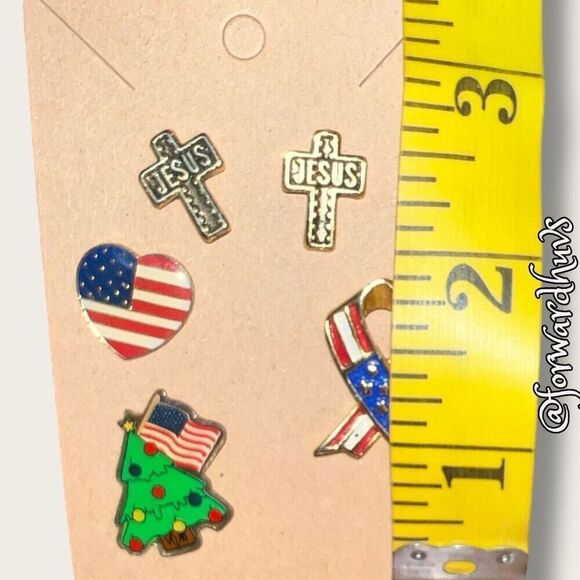 Patriotic and Christian Lapel Pin Collection – Set of Five - Picture 12 of 12